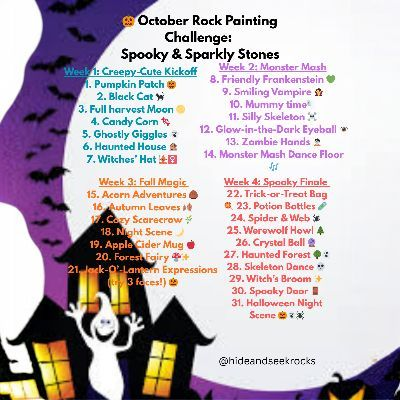 Post image by October Rock painting challenge